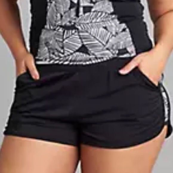 Lane Bryant Other - Lane Bryant Swim by Cacique Black & White Swim Shorts